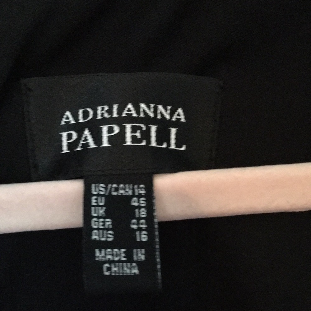 Adrianna Papell  Little Black Dress.    Size 14 - Picture 2 of 4